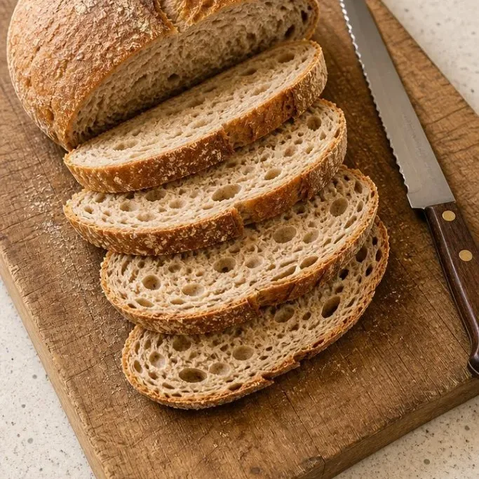 Tangy & Chewy Whole Wheat Sourdough Bread whole wheat sourdough bread_featured_dit