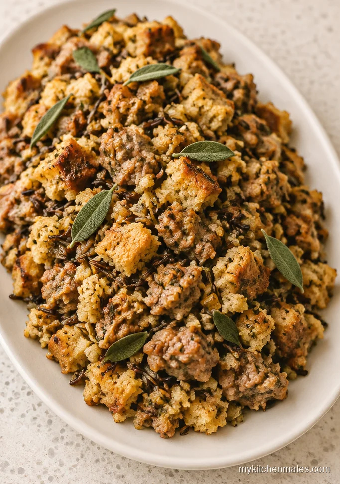 Wild Rice and Sausage Dressing