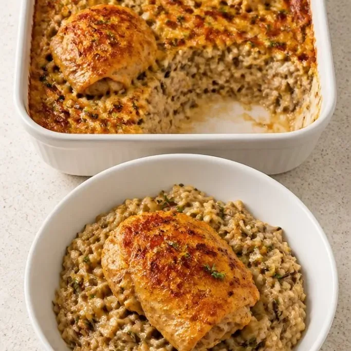 Creamy Chicken and Wild Rice Casserole Wild Rice Casserole