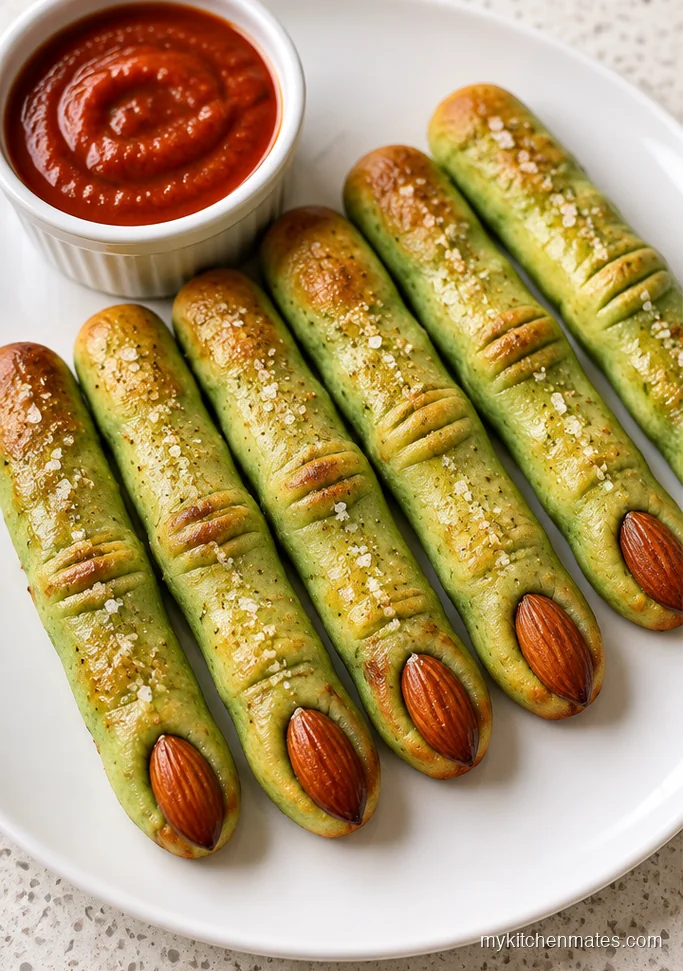 13 Spooky Halloween Party Finger Foods for Your Bash Witch Finger Breadsticks