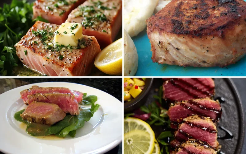 10 Gourmet Yellowfin Tuna Steak Recipes That'll Make You Look Like a Chef yellowfin-tuna-steak-recipes collage