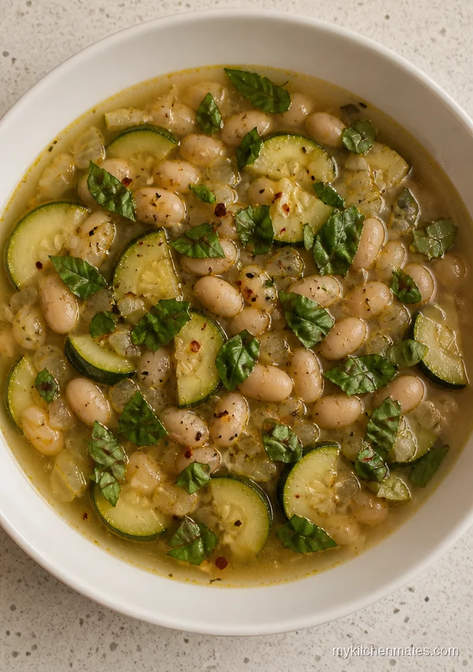 Zucchini and White Bean Soup