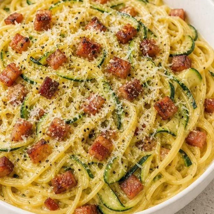 Zucchini Carbonara (Ready in 25 Minutes) Zucchini Carbonara Recipe