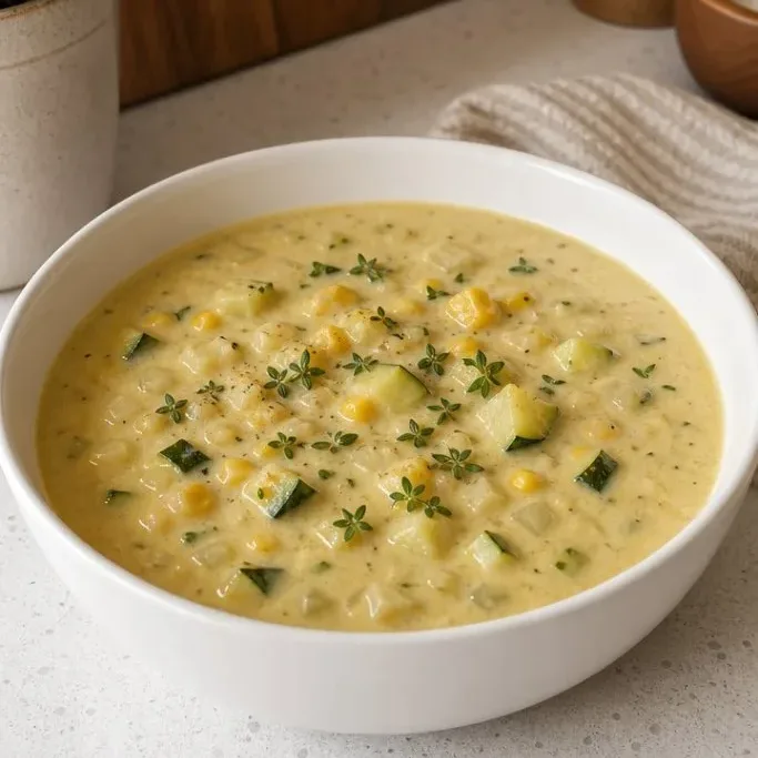 Creamy Zucchini Corn Chowder Zucchini Corn Chowder