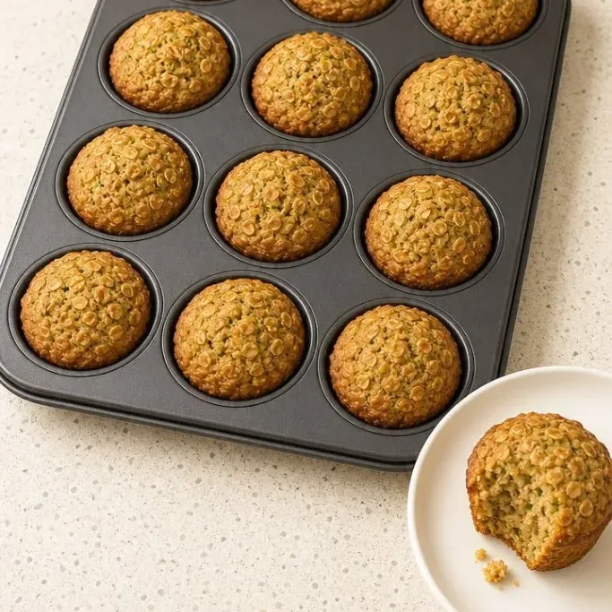 One-Bowl Zucchini Oatmeal Muffins Zucchini Oatmeal Muffins