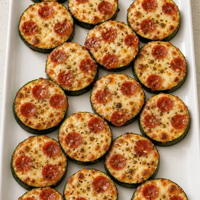 15-Minute Zucchini Pizza Bites Zucchini Pizza Bites