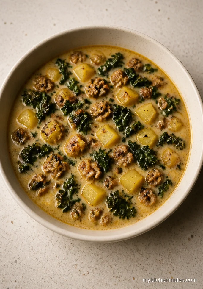 Zuppa Toscana with Turkey and Kale